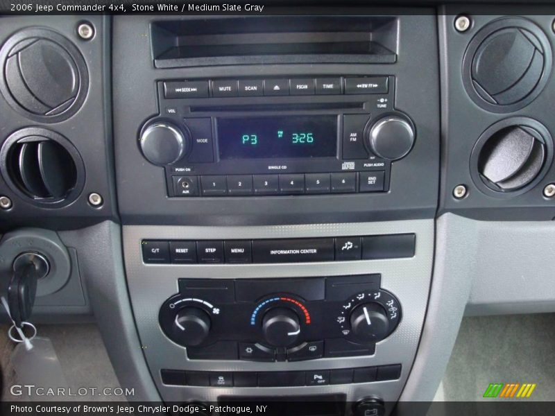 Stone White / Medium Slate Gray 2006 Jeep Commander 4x4