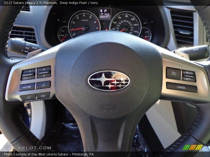Deep Indigo Pearl / Ivory 2013 Subaru Legacy 2.5i Premium