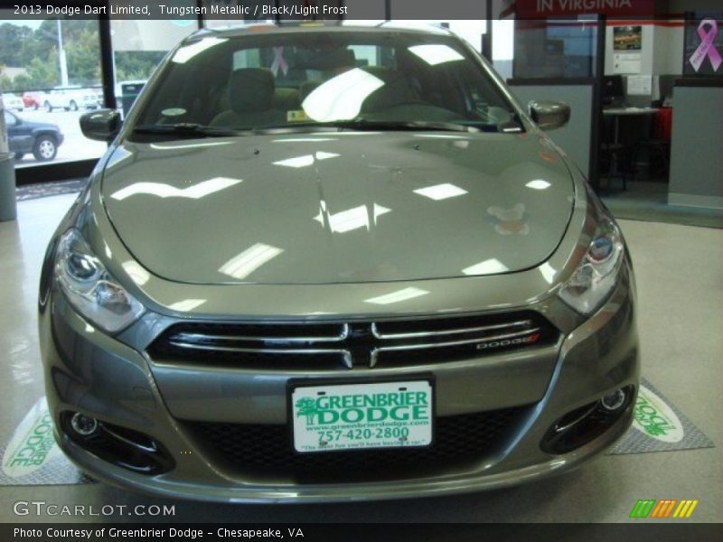 Tungsten Metallic / Black/Light Frost 2013 Dodge Dart Limited