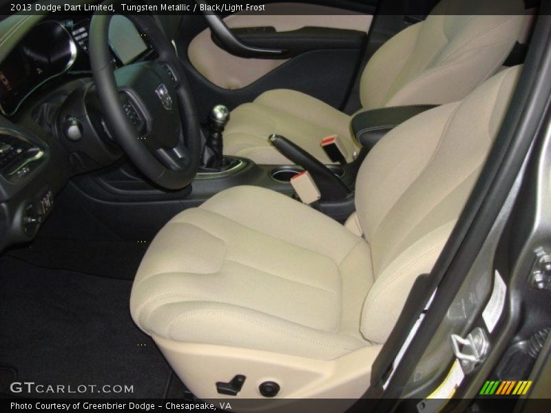Front Seat of 2013 Dart Limited