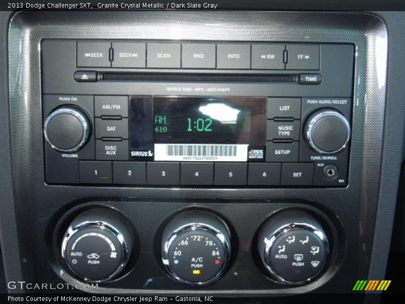 Controls of 2013 Challenger SXT