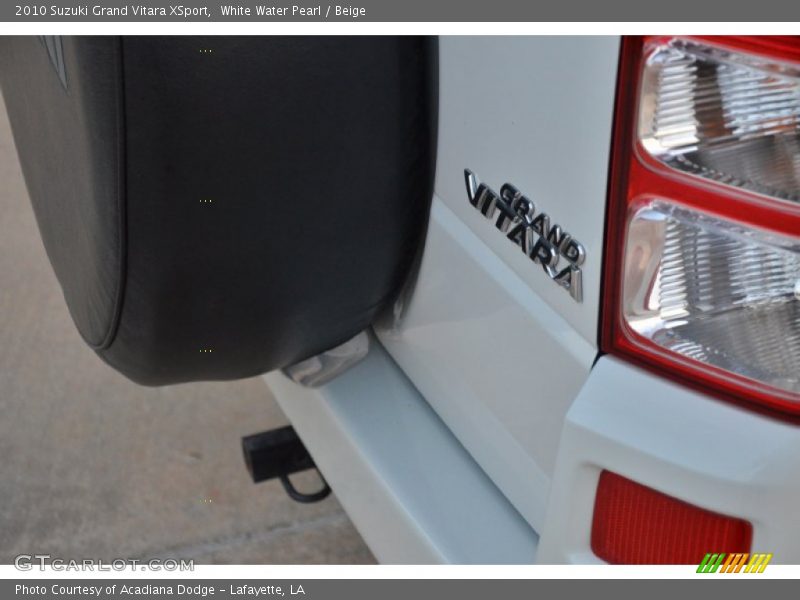 White Water Pearl / Beige 2010 Suzuki Grand Vitara XSport