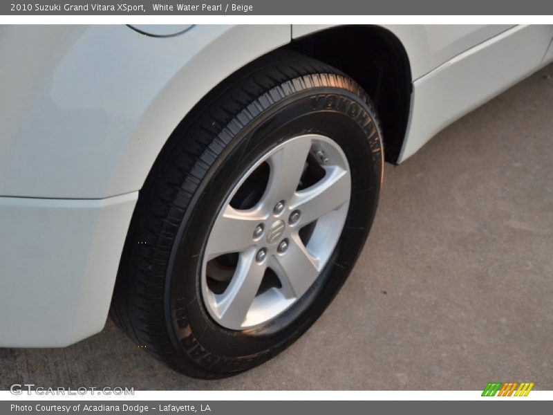 White Water Pearl / Beige 2010 Suzuki Grand Vitara XSport