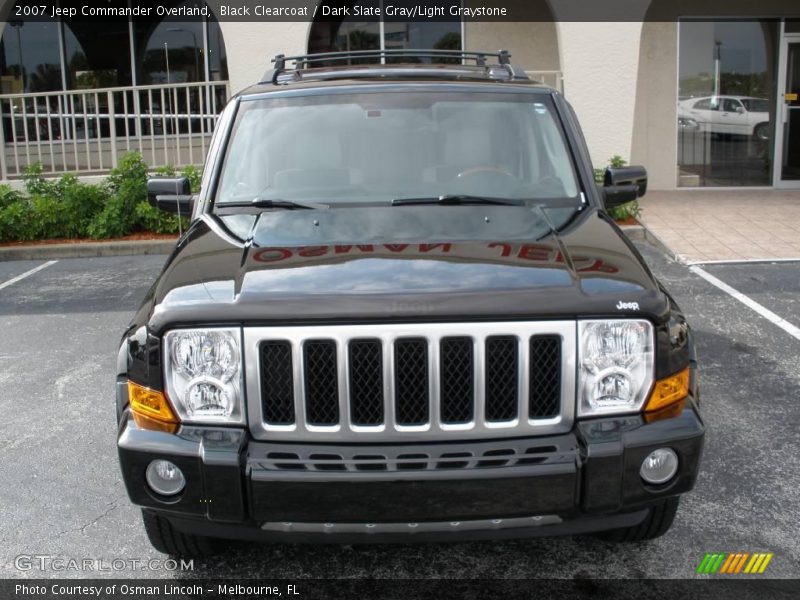 Black Clearcoat / Dark Slate Gray/Light Graystone 2007 Jeep Commander Overland