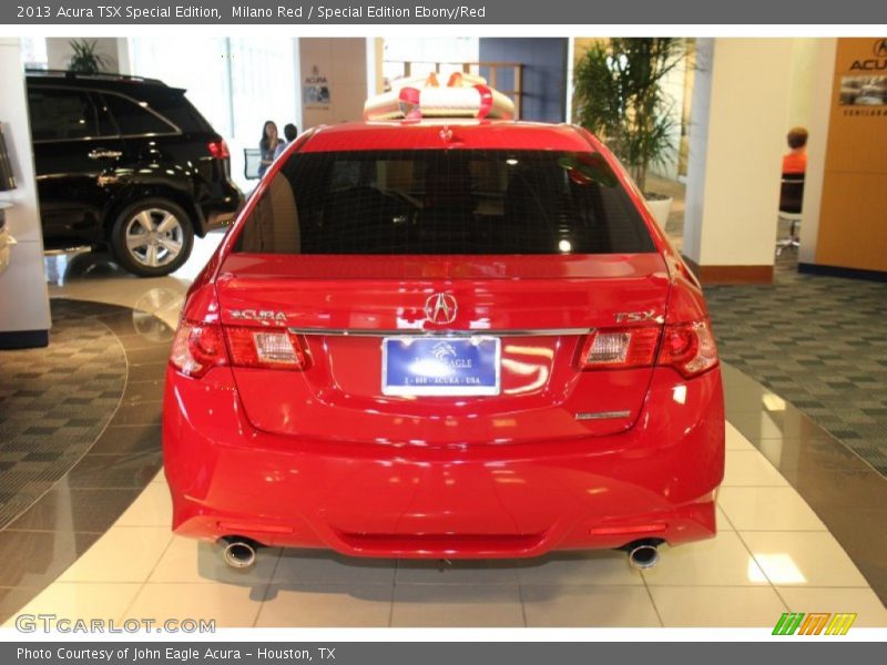 Milano Red / Special Edition Ebony/Red 2013 Acura TSX Special Edition