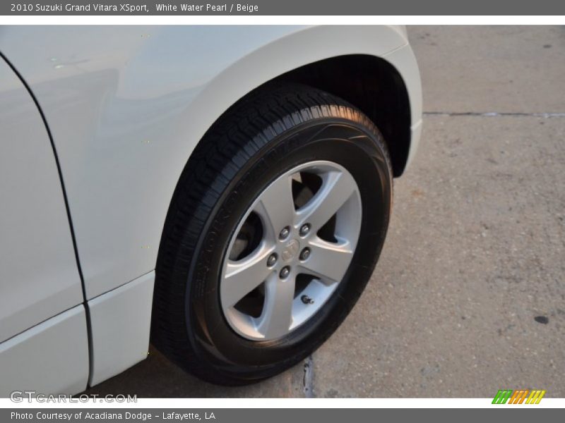 White Water Pearl / Beige 2010 Suzuki Grand Vitara XSport