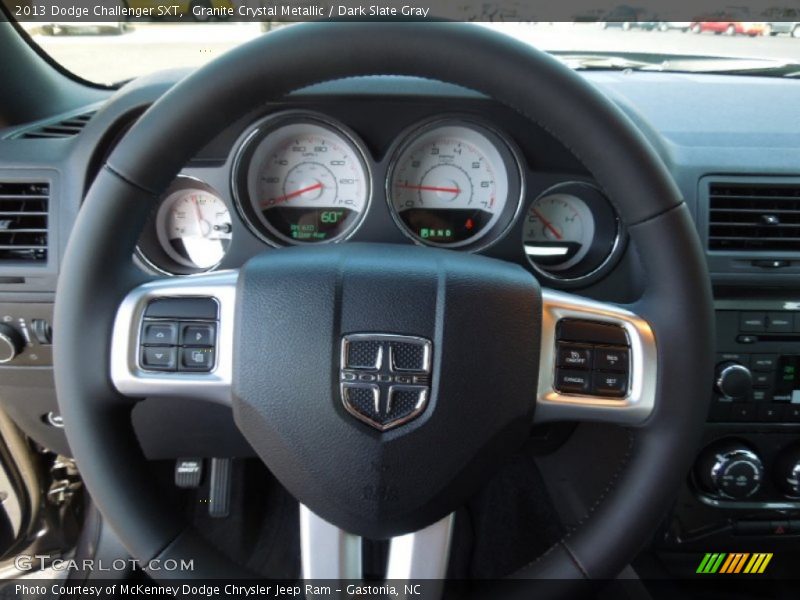 Granite Crystal Metallic / Dark Slate Gray 2013 Dodge Challenger SXT