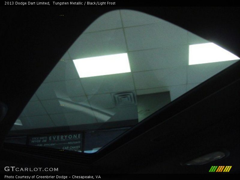Tungsten Metallic / Black/Light Frost 2013 Dodge Dart Limited