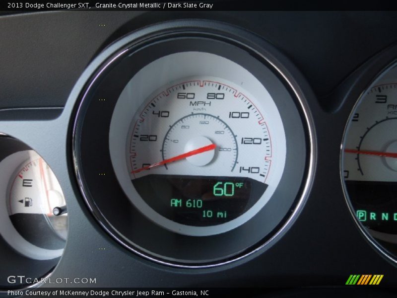 Granite Crystal Metallic / Dark Slate Gray 2013 Dodge Challenger SXT