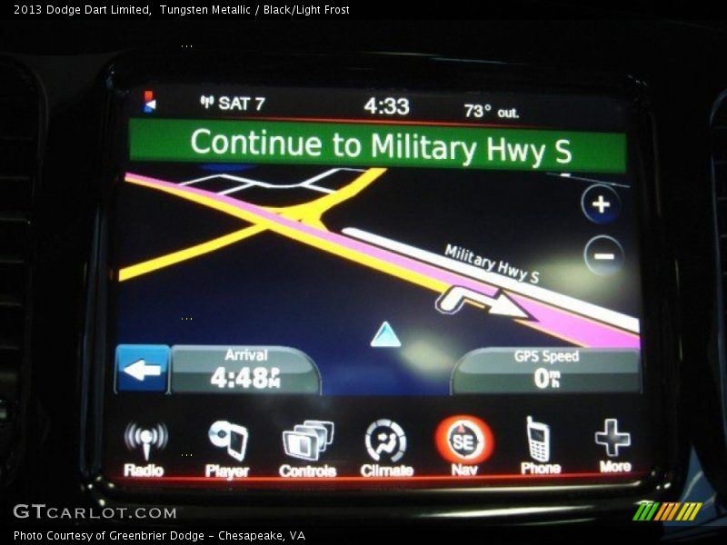 Navigation of 2013 Dart Limited