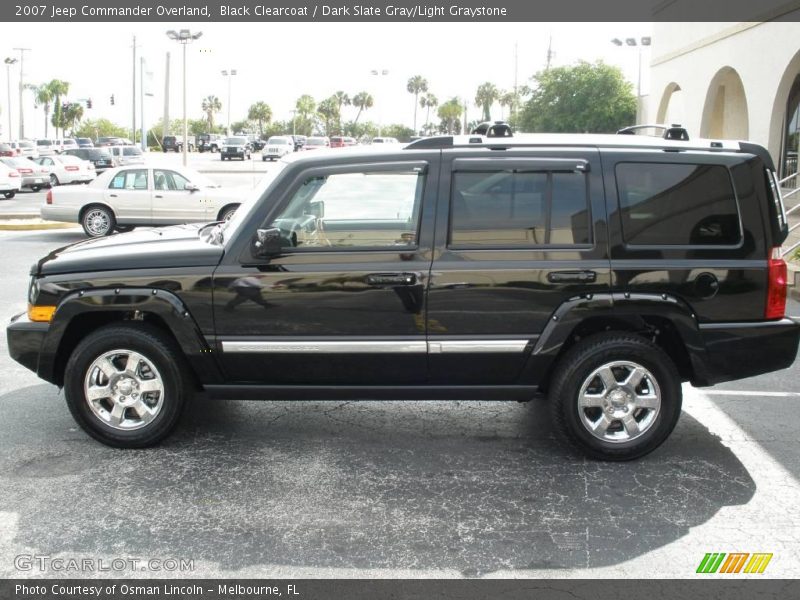 Black Clearcoat / Dark Slate Gray/Light Graystone 2007 Jeep Commander Overland