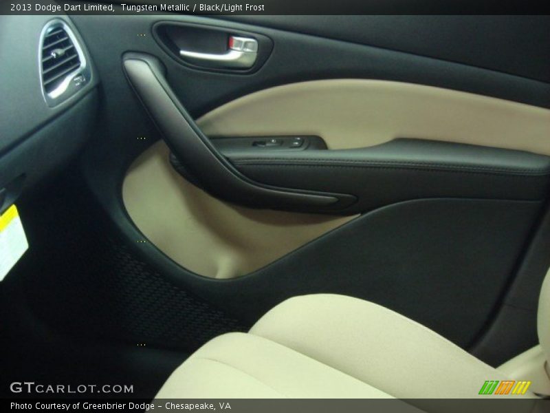 Tungsten Metallic / Black/Light Frost 2013 Dodge Dart Limited