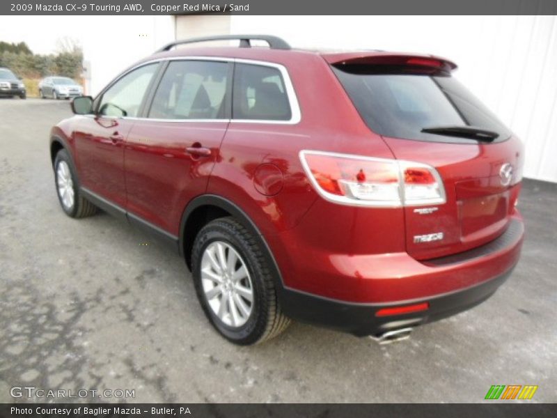 Copper Red Mica / Sand 2009 Mazda CX-9 Touring AWD