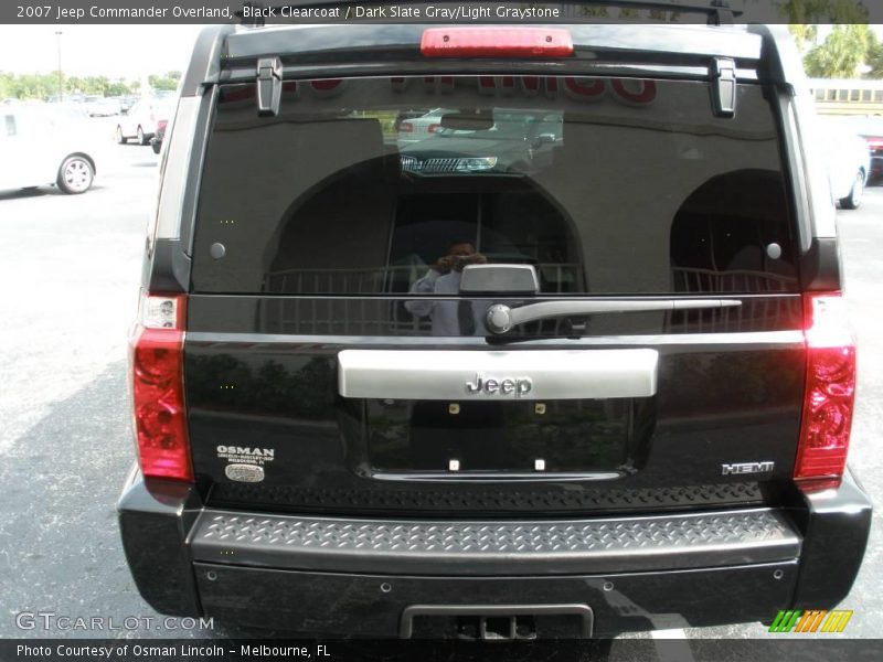 Black Clearcoat / Dark Slate Gray/Light Graystone 2007 Jeep Commander Overland