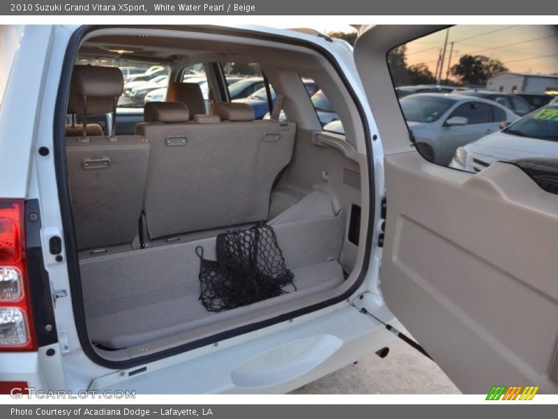 White Water Pearl / Beige 2010 Suzuki Grand Vitara XSport