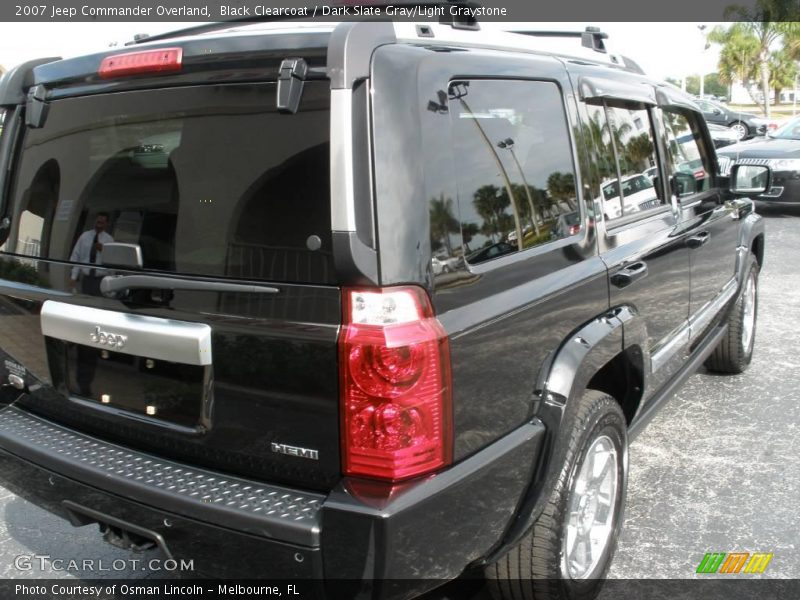 Black Clearcoat / Dark Slate Gray/Light Graystone 2007 Jeep Commander Overland
