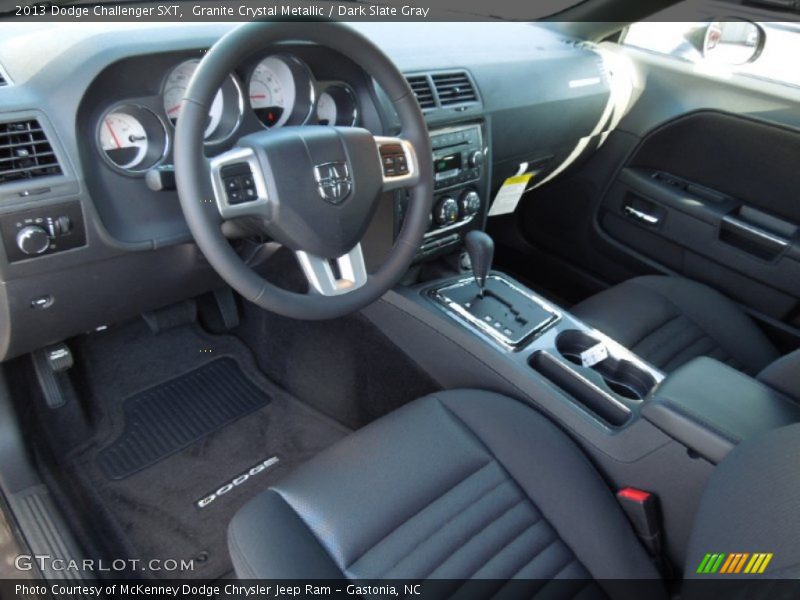 Dark Slate Gray Interior - 2013 Challenger SXT 