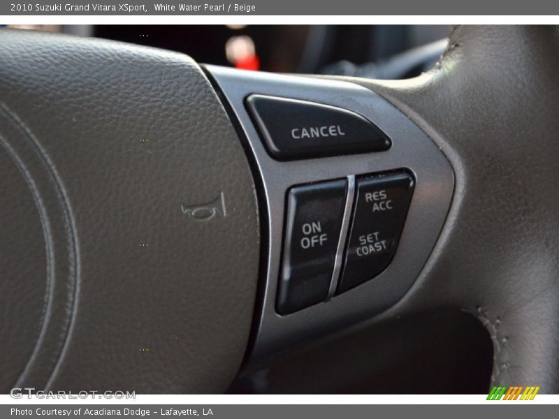 White Water Pearl / Beige 2010 Suzuki Grand Vitara XSport