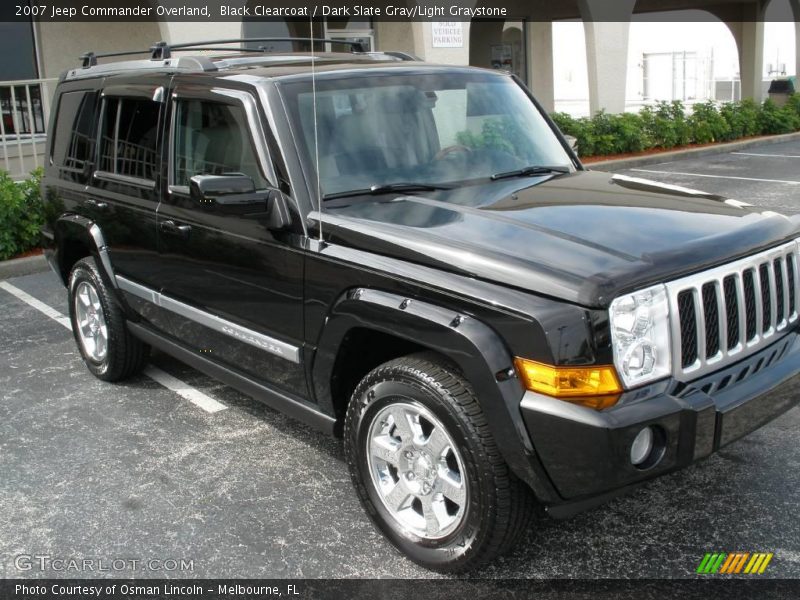Black Clearcoat / Dark Slate Gray/Light Graystone 2007 Jeep Commander Overland