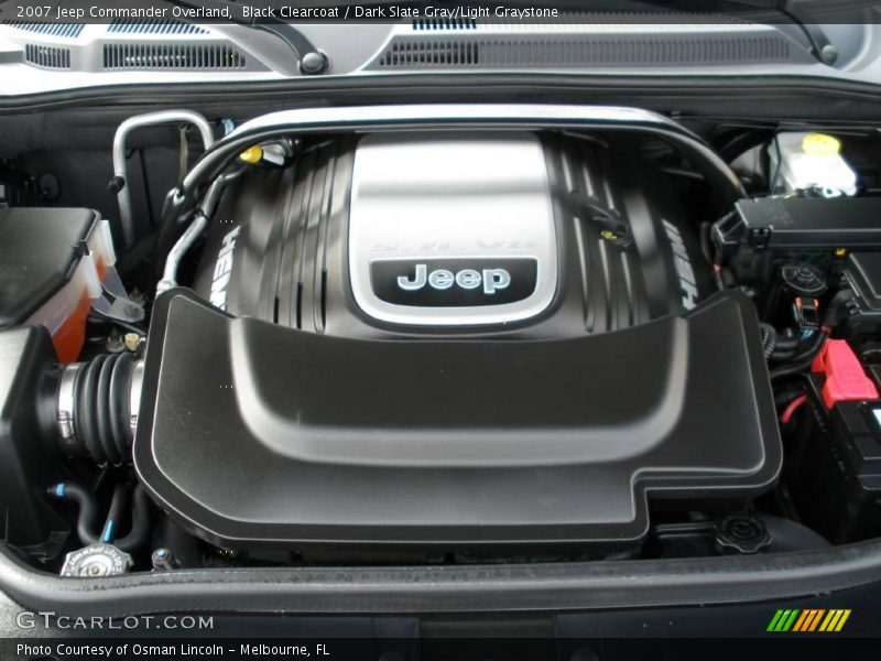 Black Clearcoat / Dark Slate Gray/Light Graystone 2007 Jeep Commander Overland