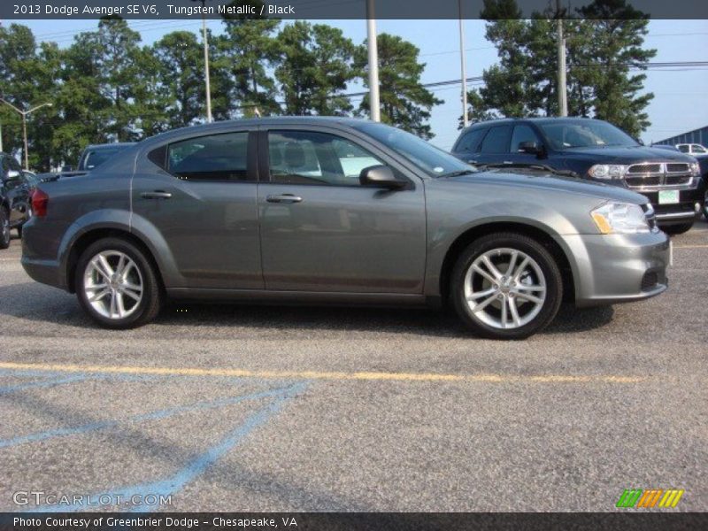 Tungsten Metallic / Black 2013 Dodge Avenger SE V6