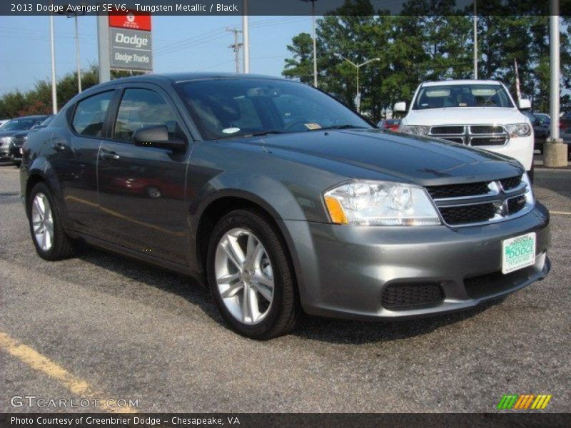 Tungsten Metallic / Black 2013 Dodge Avenger SE V6