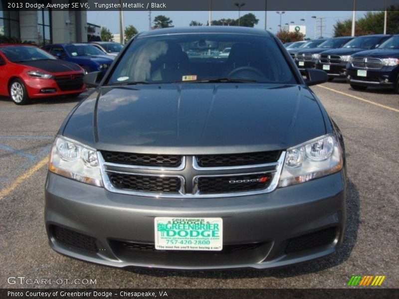 Tungsten Metallic / Black 2013 Dodge Avenger SE V6