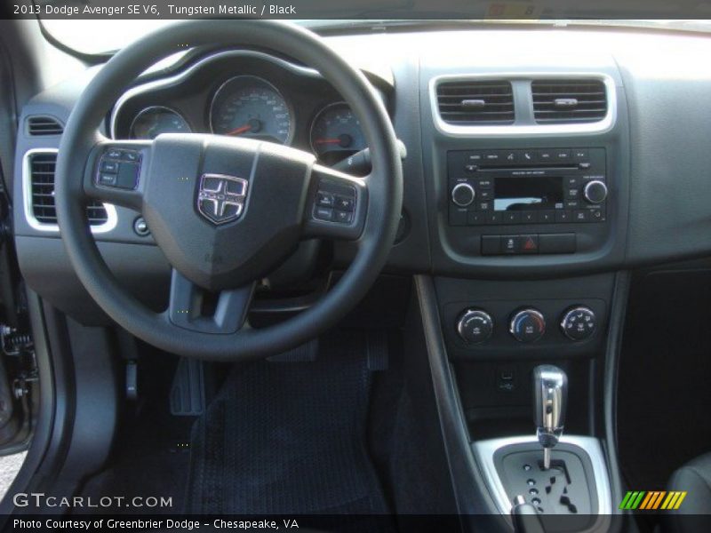 Tungsten Metallic / Black 2013 Dodge Avenger SE V6