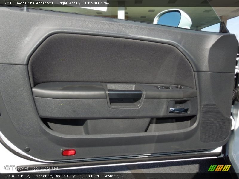 Bright White / Dark Slate Gray 2013 Dodge Challenger SXT