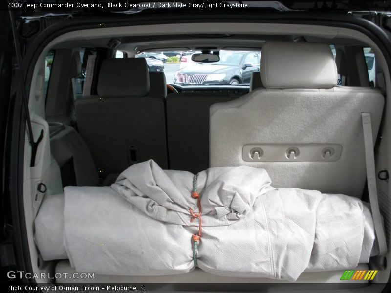 Black Clearcoat / Dark Slate Gray/Light Graystone 2007 Jeep Commander Overland