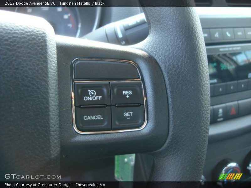 Tungsten Metallic / Black 2013 Dodge Avenger SE V6