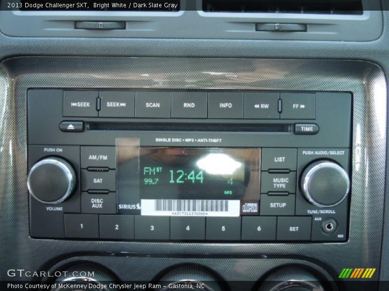 Audio System of 2013 Challenger SXT