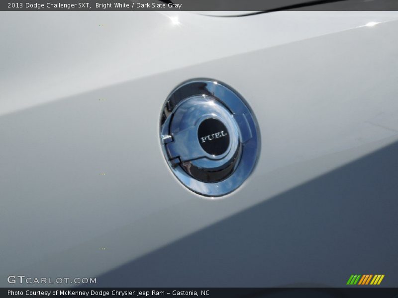 Bright White / Dark Slate Gray 2013 Dodge Challenger SXT
