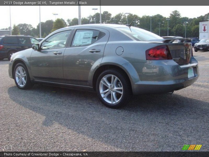 Tungsten Metallic / Black 2013 Dodge Avenger SE V6