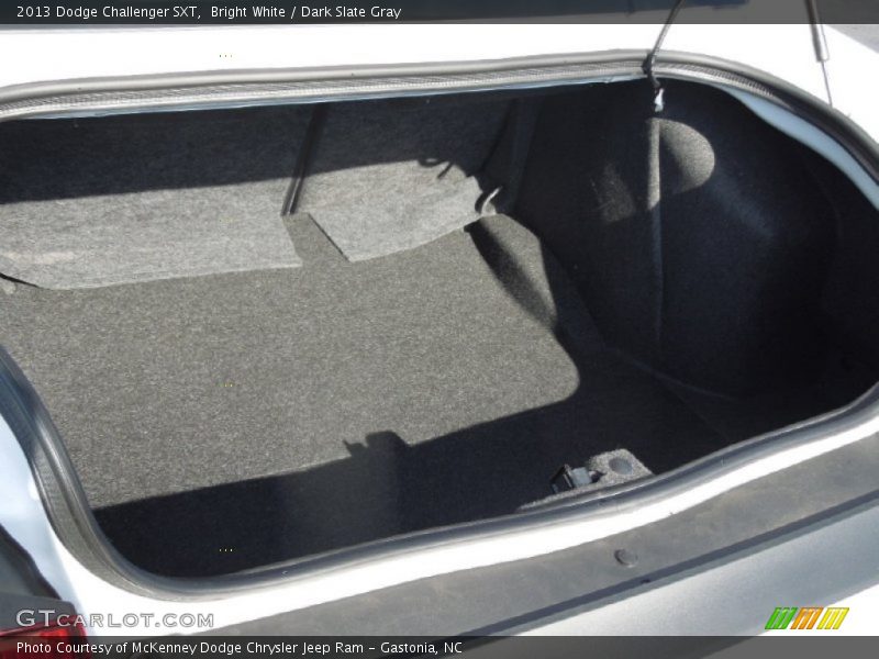 Bright White / Dark Slate Gray 2013 Dodge Challenger SXT