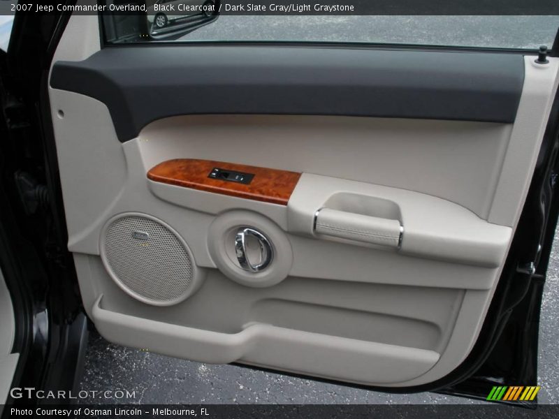 Black Clearcoat / Dark Slate Gray/Light Graystone 2007 Jeep Commander Overland