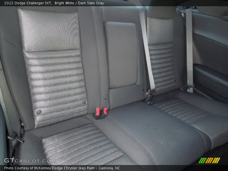 Bright White / Dark Slate Gray 2013 Dodge Challenger SXT