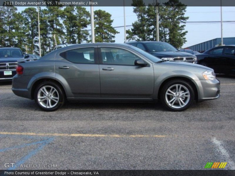 Tungsten Metallic / Black 2013 Dodge Avenger SE V6