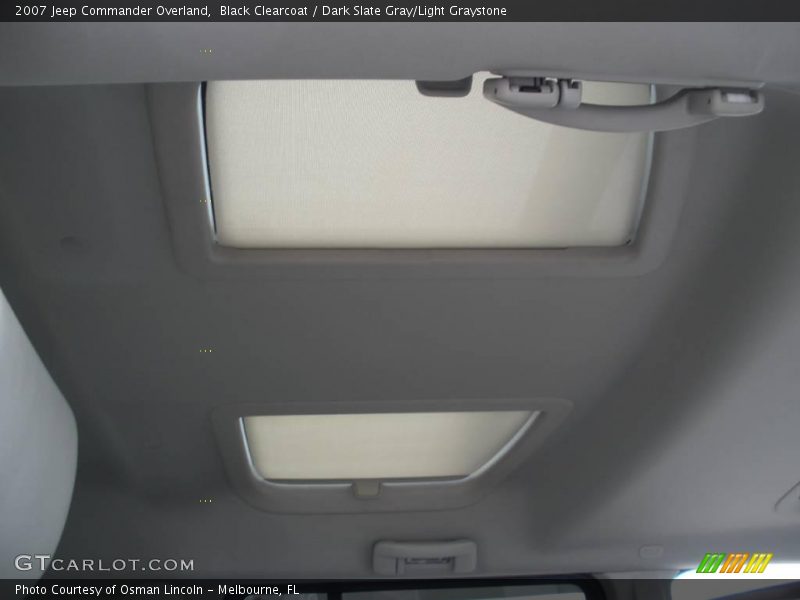 Black Clearcoat / Dark Slate Gray/Light Graystone 2007 Jeep Commander Overland