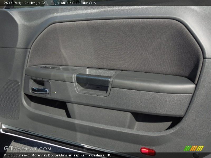 Bright White / Dark Slate Gray 2013 Dodge Challenger SXT