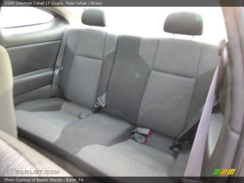 Rear Seat of 2006 Cobalt LT Coupe
