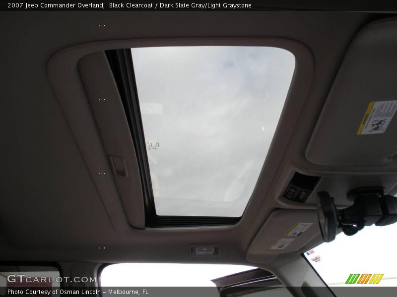Black Clearcoat / Dark Slate Gray/Light Graystone 2007 Jeep Commander Overland