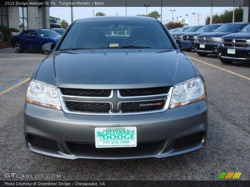 Tungsten Metallic / Black 2013 Dodge Avenger SE V6