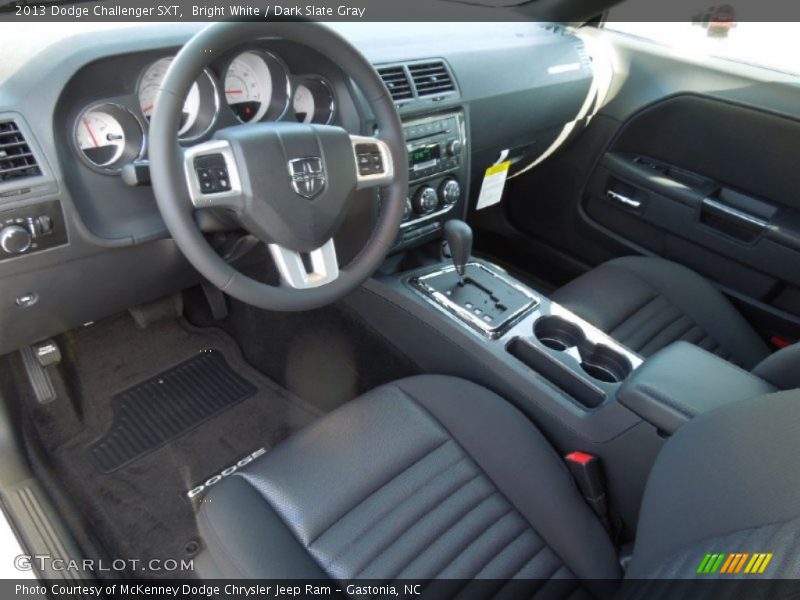 Dark Slate Gray Interior - 2013 Challenger SXT 