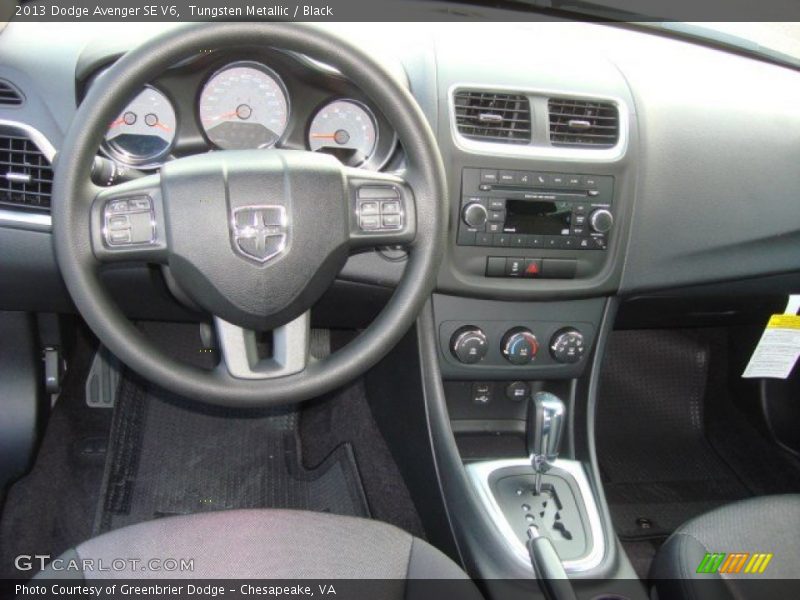 Tungsten Metallic / Black 2013 Dodge Avenger SE V6