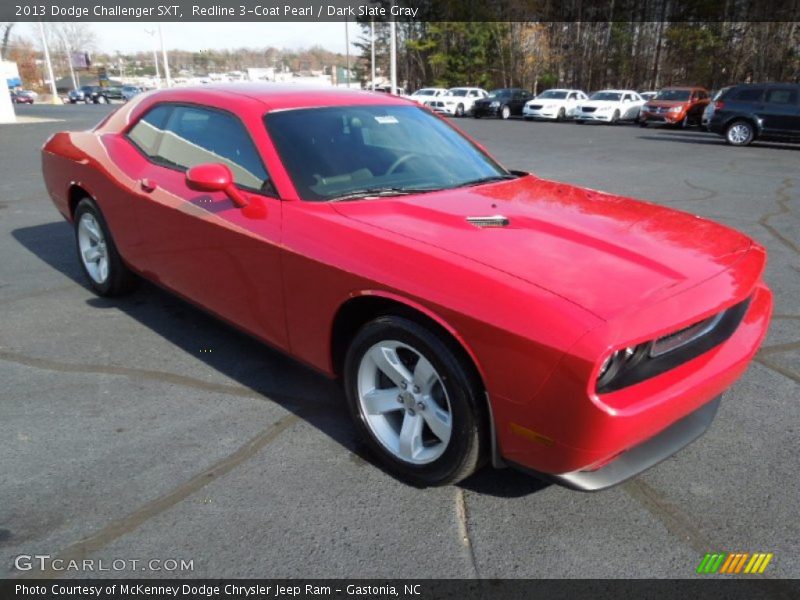 Redline 3-Coat Pearl / Dark Slate Gray 2013 Dodge Challenger SXT