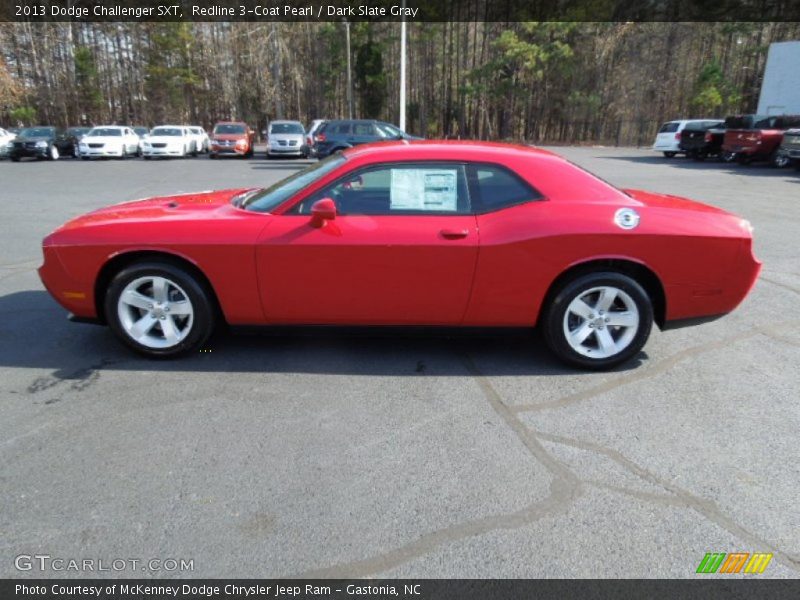 Redline 3-Coat Pearl / Dark Slate Gray 2013 Dodge Challenger SXT