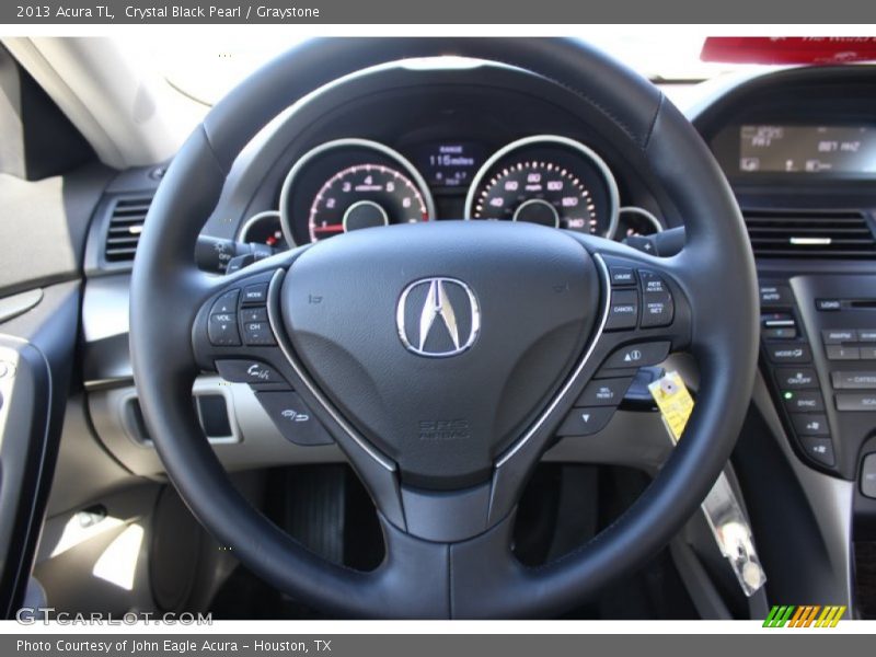 Crystal Black Pearl / Graystone 2013 Acura TL