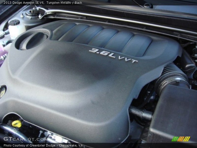 Tungsten Metallic / Black 2013 Dodge Avenger SE V6