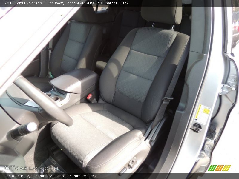 Ingot Silver Metallic / Charcoal Black 2012 Ford Explorer XLT EcoBoost